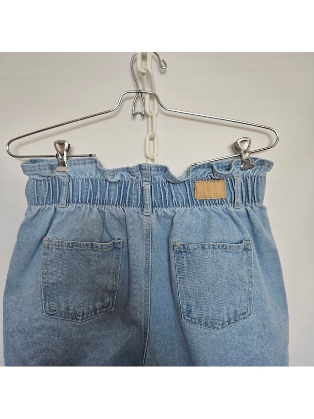 Mele & Pere 80's 90's Inspired High Rise Denim Shorts (L) - Picture 7 of 11